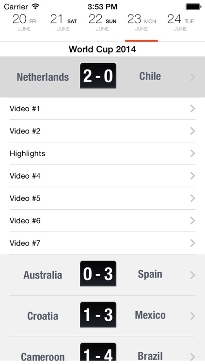 iHighlights - watch all football highlights and goals