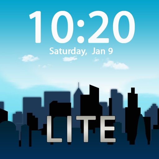 Clockscapes LITE Edition - Animated Clock Display icon