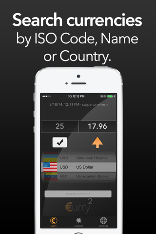 Curry 2 - The Original Currency Converter screenshot 2