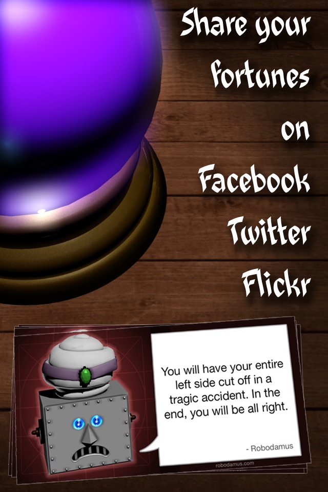 Robodamus - Robotic Fortune Teller screenshot 2