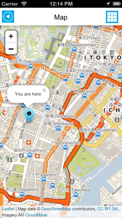 Tokyo offline map, guide & hotels