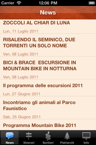 Parco Sasso Simone Simoncello screenshot 2