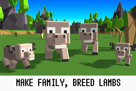 Pixel Wildlife: Sheep Survival Simulator Full screenshot 2