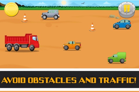Dump Truck Construction Racing Mega Challenge by Top Free Fun Games screenshot 3