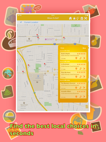 Скриншот из Where To Eat? PRO - Find restaurants using GPS.