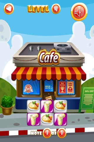 Move the Cubes - Food Pop Diner Edition - Free screenshot 3