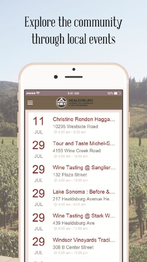 Healdsburg Hub – Your Stop For Info on  Wineries, Restaurant(圖4)-速報App