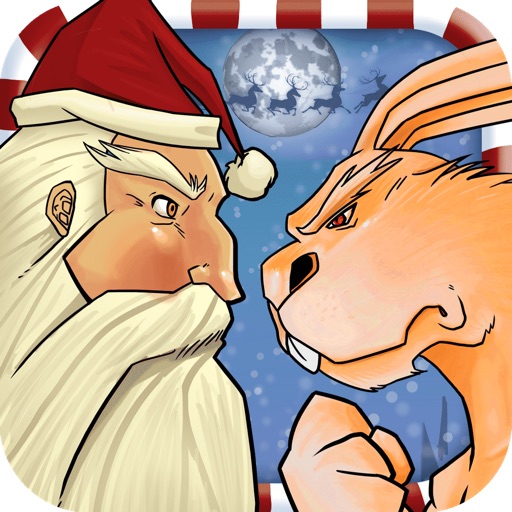 A Christmas Game of Santa And Rudolph VS The Easter Bunny - Fun Holiday Bunny Shooter For Children PRO icon