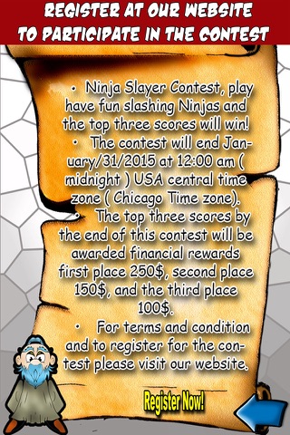 Ninja Slayer Contest screenshot 3