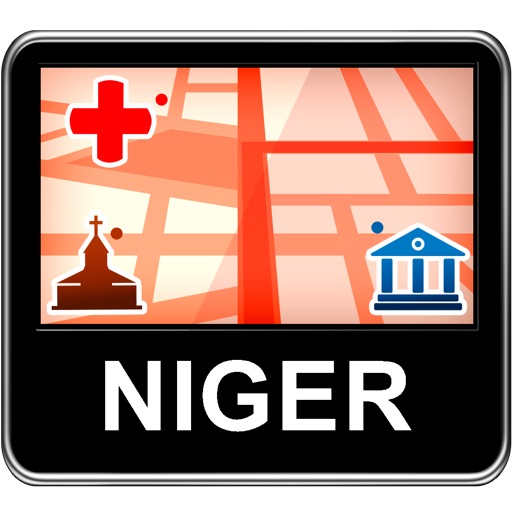 Niger Vector Map - Travel Monster icon
