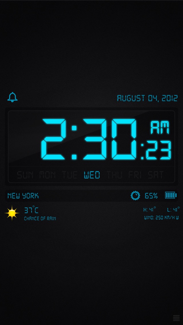 Alarm Clock - With Instant Light Screenshot 1