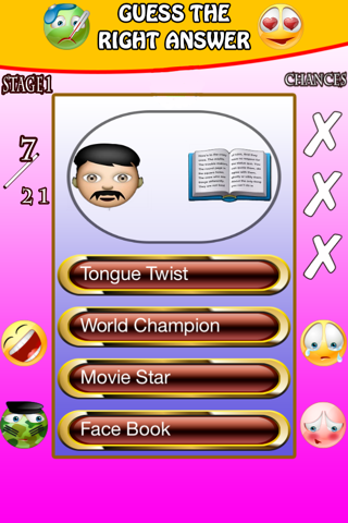 Emoji Quiz - Guess smiles cartoon,wrestler brand... logos game screenshot 3