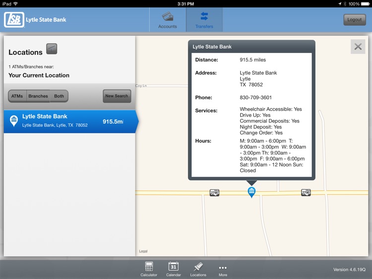Lytle State Bank Mobile App for iPad screenshot-3