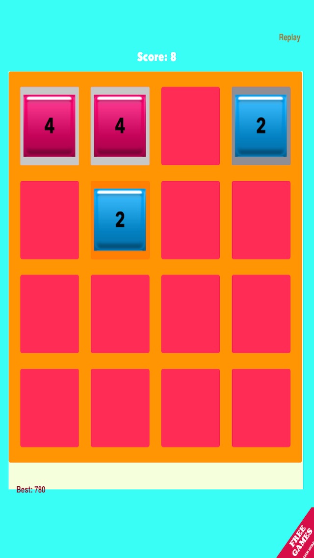 2048 Glow - Impossible Number Game 1.0 IOS -