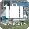 Map Nova Scotia, Canada (Golden Forge)