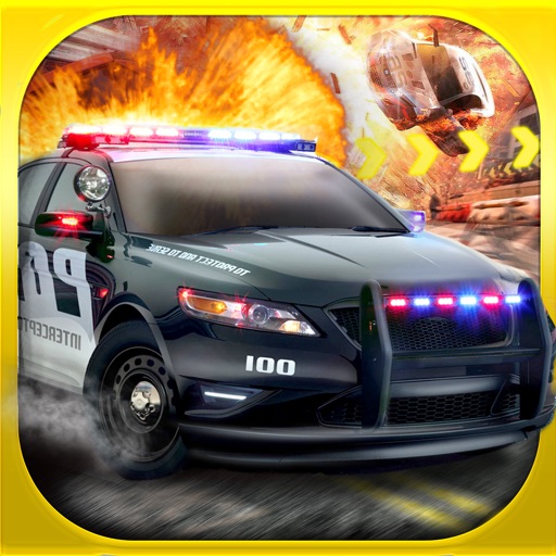 3D Police Run Drag Racing Simulator - A Real Cops Chase Driving Race icon