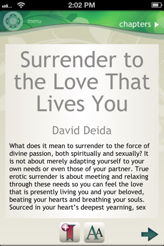 The Way of the Superior Man Teaching Sessions - David Deida screenshot 3