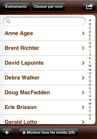 Guest List Organizer screenshot 3