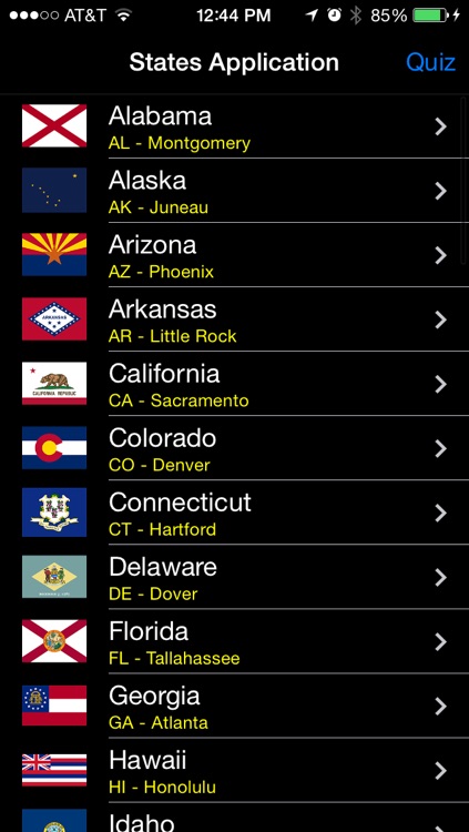 States - Quiz Yourself! - US States, Capitals And More