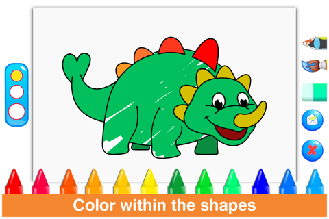 Tabbydo Dino Colorbook Free : Explore the dinosaur coloring pages screenshot 2