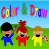Color & Draw Animals