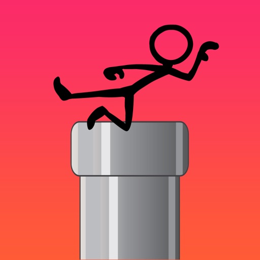Flappy Stickman Obstacle Course Icon