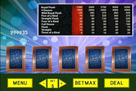 Mega Video Poker Gambling Fever screenshot 3