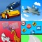 The best Matching Game out there - with Cars, Planes, Animals, Traffic Signs, Smileys and Flags, awesome sound effects and high resolution graphics