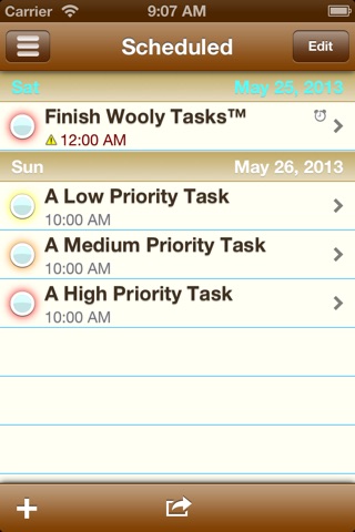 Wooly Tasks - Free screenshot 2