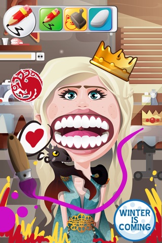 Thrones Dentist - FREE Game screenshot 3