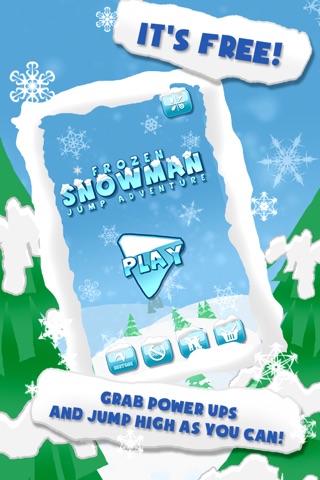 Frozen Snowman Jump Adventure Free screenshot 3