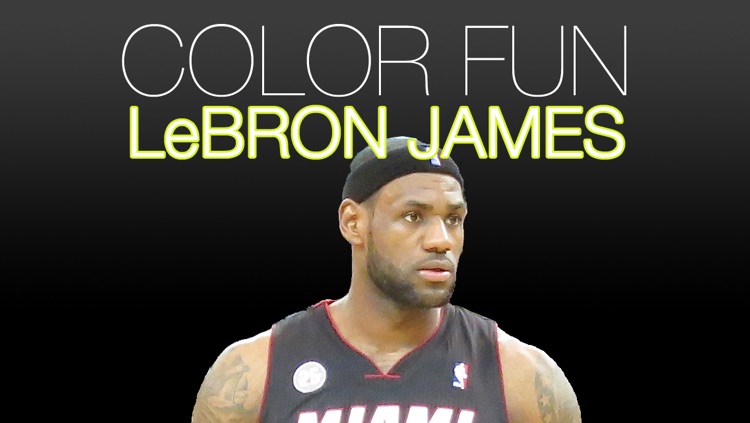 Color Fun — LeBron James Edition — A Coloring Game