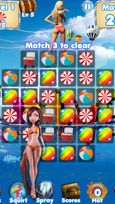 How to cancel & delete Beach Adventure Heroes - Crush gummy candy to save the Hawaiian Tropics! from iphone & ipad 1