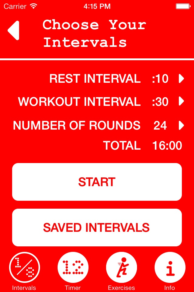 12 Minute Athlete HIIT Timer screenshot 2