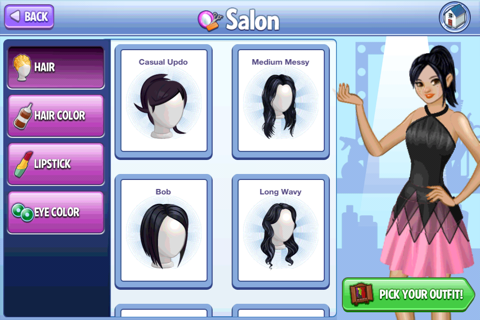 Campus Makeover:  Salon and Dress-Up Game screenshot 2