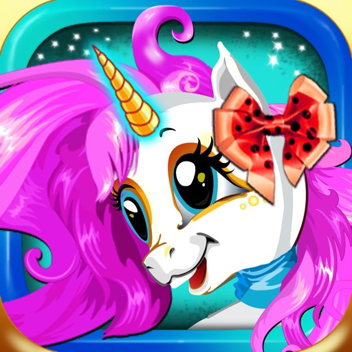 Little Pony Dress-Up Hair Salon - Baby Unicorn Make-up & Magical Make-over Game for Girls