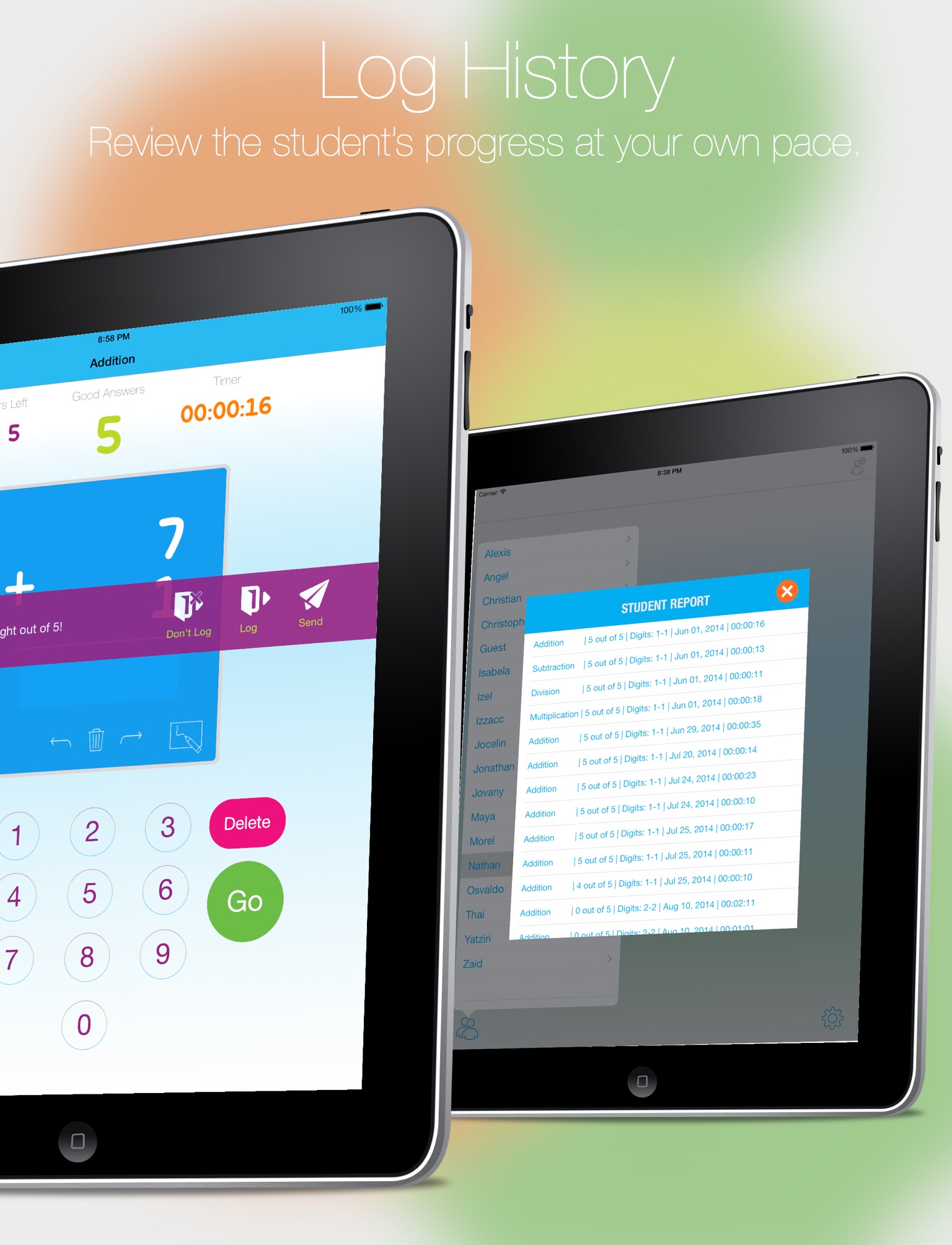 Flip The Future - Math Flash Cards App, Practice Math, Addition, Subtraction, Multiplication, Division screenshot 4