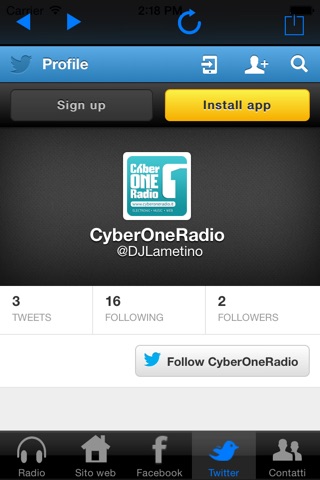 Cyber One Radio screenshot 2