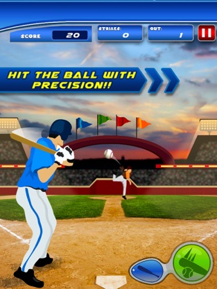 Baseball Tap Sports – Play as Star Player and Hit the Screw Ball to Score High in Championship, game for IOS