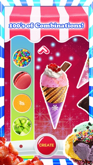 An ice cream maker game HD-make ice cream cones with flavour(圖2)-速報App