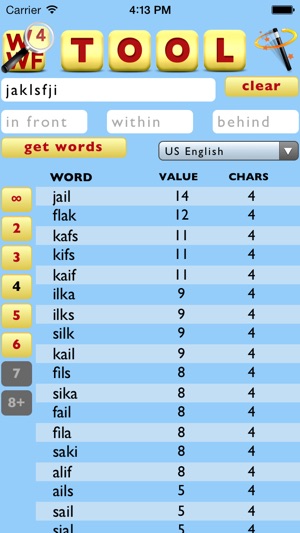 WWF Tool: Helper & Finder for Words With Friends(圖2)-速報App