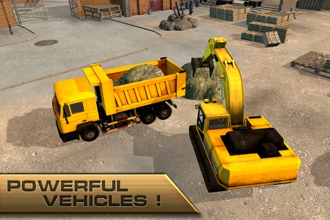 Sand Excavator City Builder 2015 – 3D heavy construction equipment simulation game screenshot 2