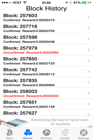 BitCoinStatZ screenshot 2