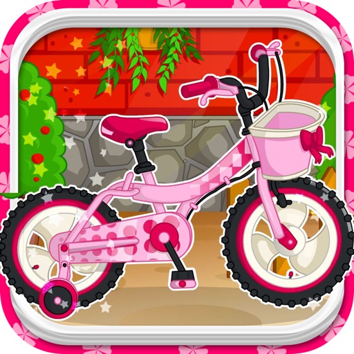 Kids Bike Wash Icon