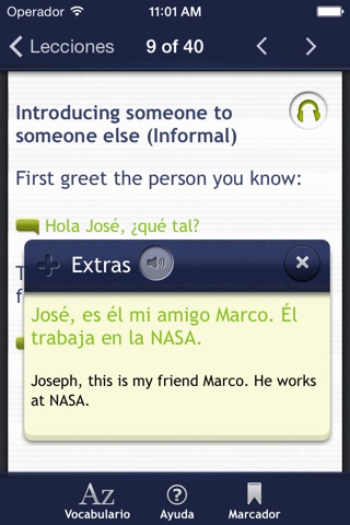 Nice to meet you - Introductory Spanish screenshot 3