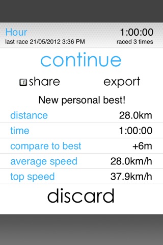 RaceMyGhost+ - Indoor cycling on a wind trainer, turned into a motivational virtual bicycle race screenshot 3