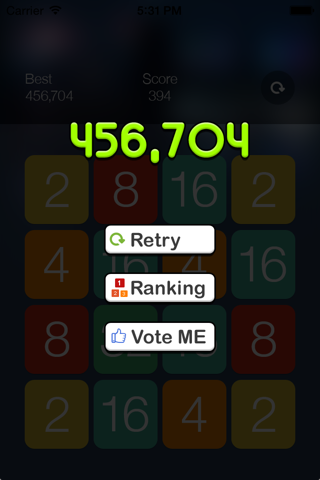 Ola 2048 screenshot 3