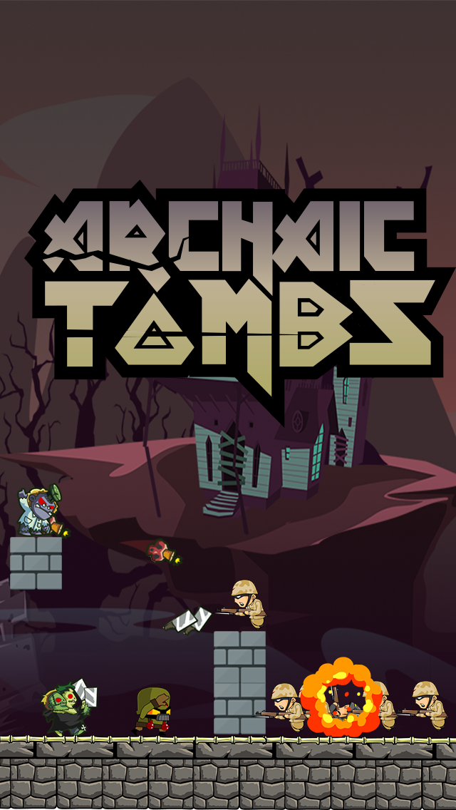 How to cancel & delete Archaic Tombs - Zombies Vs. Soldiers Horror Shooting from iphone & ipad 1