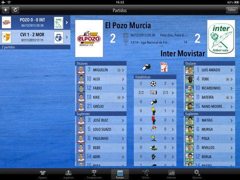 FutsalStats-HD screenshot 3