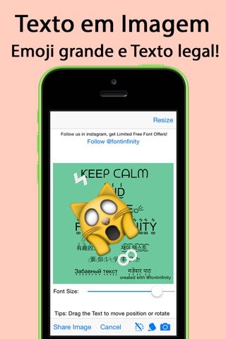 Font Infinity ∞ Cool New Fonts Changer and Better Text Styles on Pictures & Photos screenshot 3